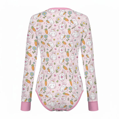 Baby Bunny Long Sleeve CuddleSuit