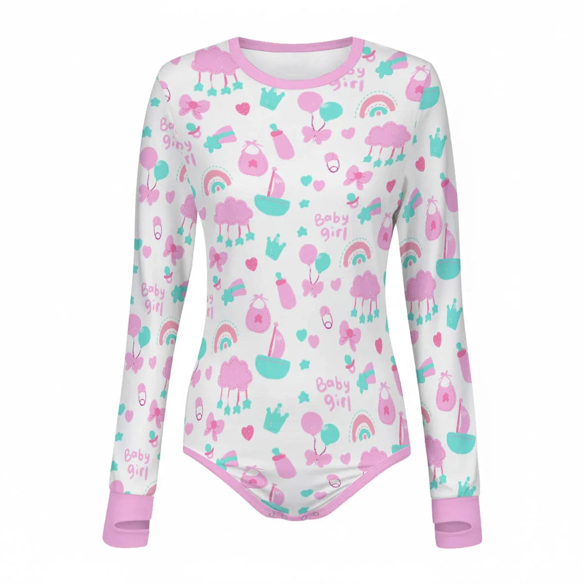 Baby Girl Dreams Long Sleeve CuddleSuit