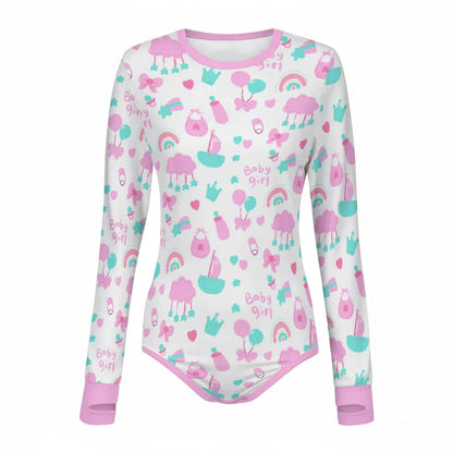 Baby Girl Dreams Long Sleeve CuddleSuit