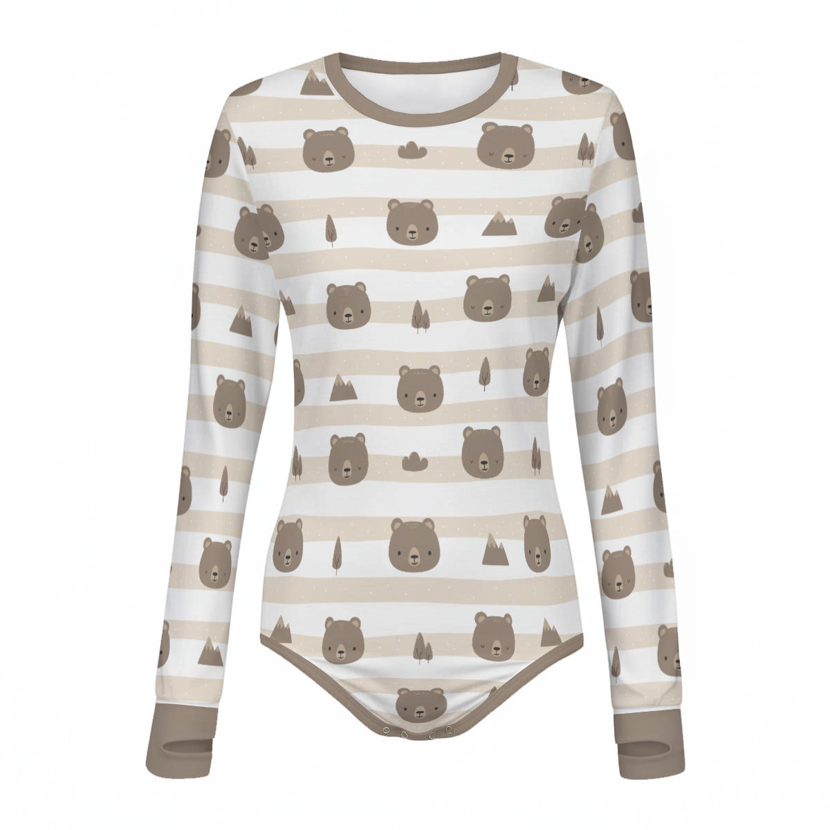 Honeywood Bears Long Sleeve CuddleSuit