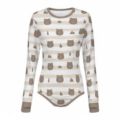 Honeywood Bears Long Sleeve CuddleSuit
