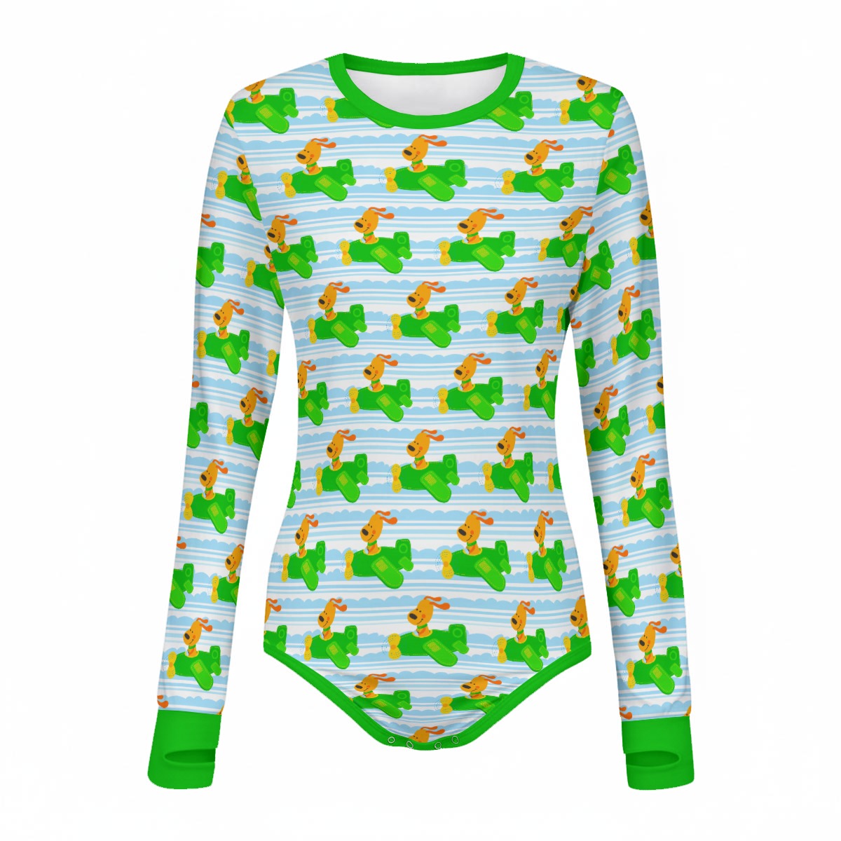 Sky Pup Adventure Long Sleeve CuddleSuit