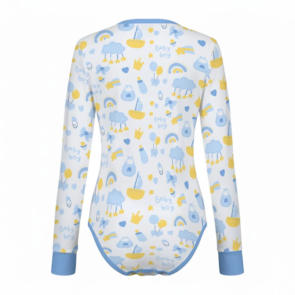 Baby Boy Dreams Long Sleeve CuddleSuit