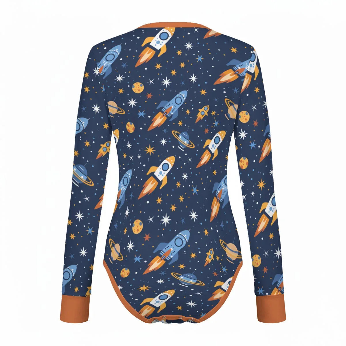 Cosmic Rocket Long Sleeve CuddleSuit