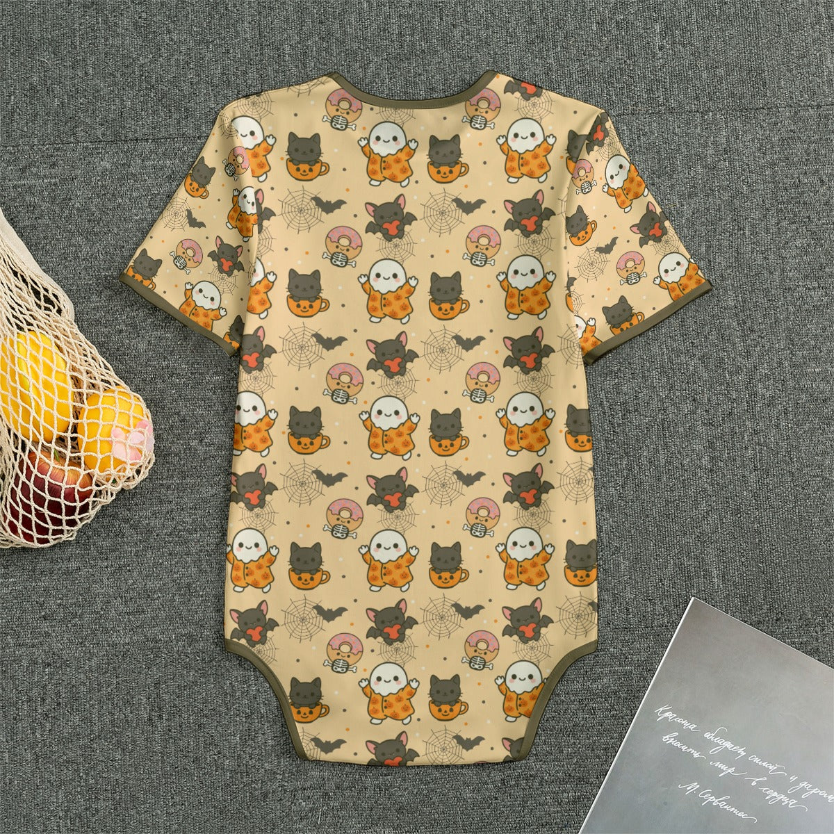 Pumpkin Patch Pals Short Sleeve CuddleSuit