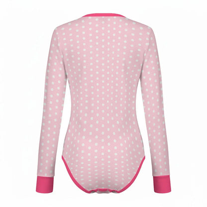 Sweet Cherry Kitty Long Sleeve CuddleSuit