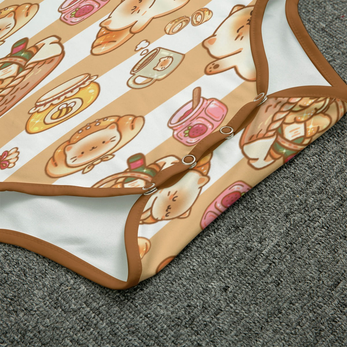 Jam Picnic Kitten Adult Unisex CuddleSuit