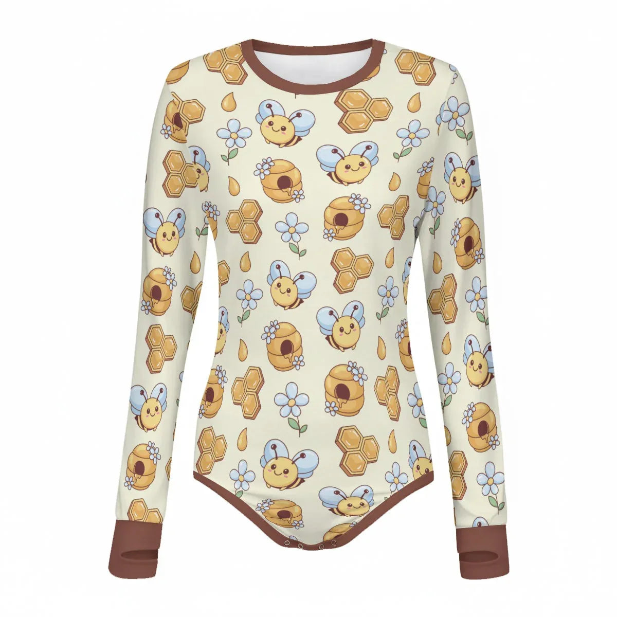 Sweet Honeybee Long Sleeve CuddleSuit