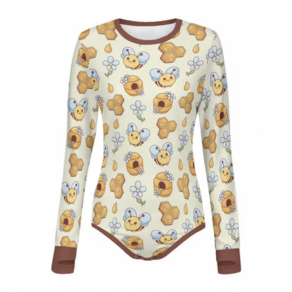 Sweet Honeybee Long Sleeve CuddleSuit