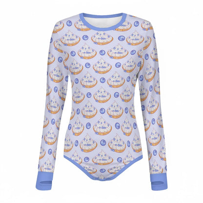 Blueberry Baby Long Sleeve CuddleSuit