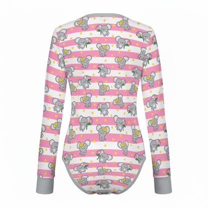 Blossom Baby Mouse Long Sleeve CuddleSuit