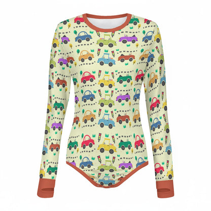Little Road Trip Long Sleeve CuddleSuit