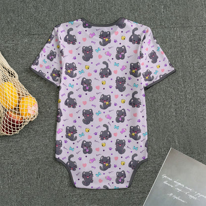 Purrfectly Playful Short Sleeve CuddleSuit