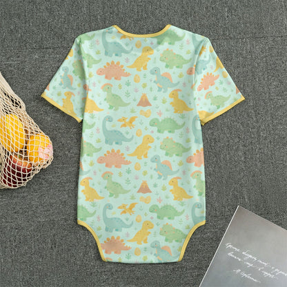Dino Dreamland Short Sleeve CuddleSuit