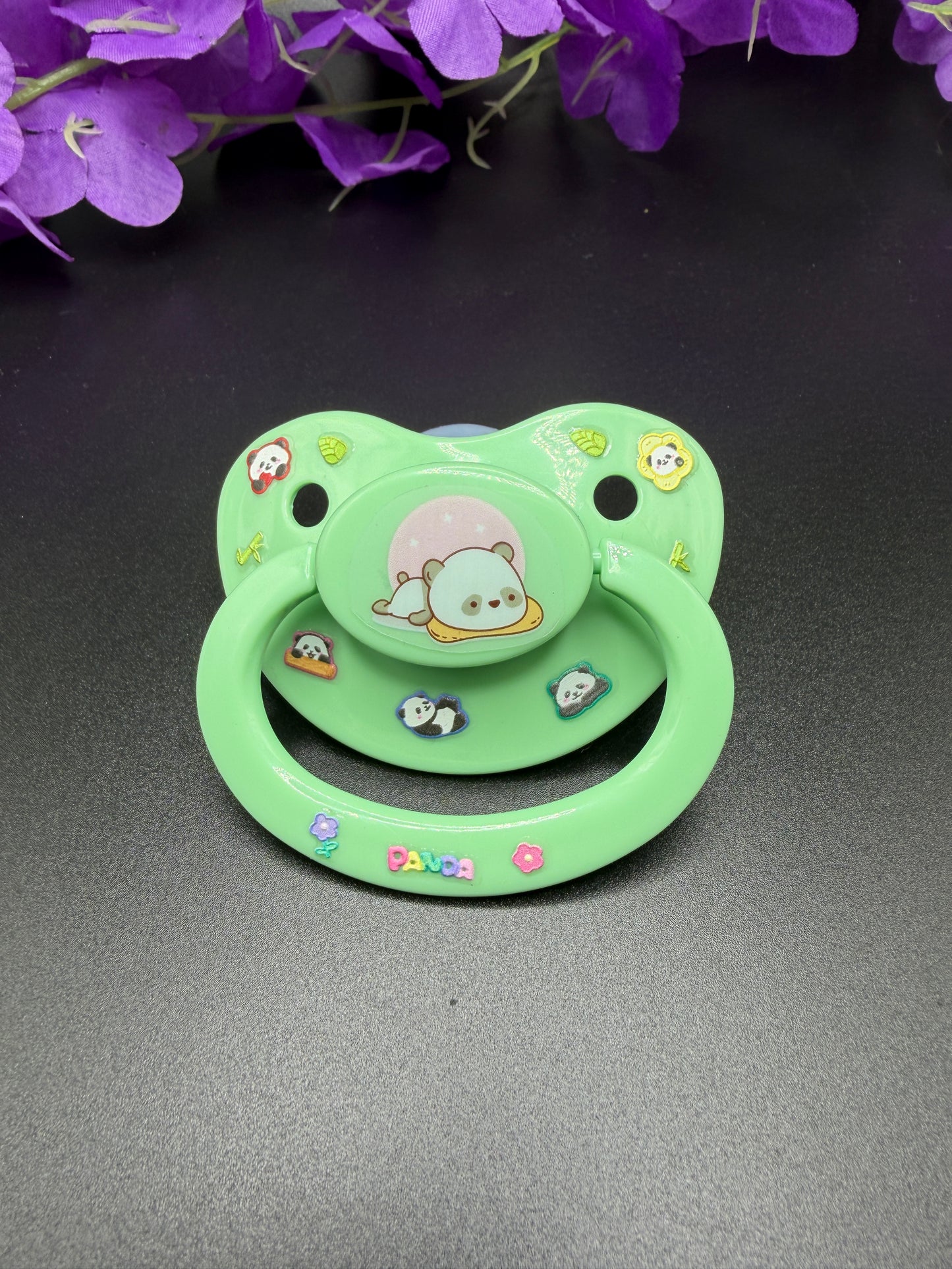 Glow In The Dark Adult Pacifier - Panda