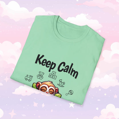 Keep Calm and Baby On Little Space ABDL Shirt