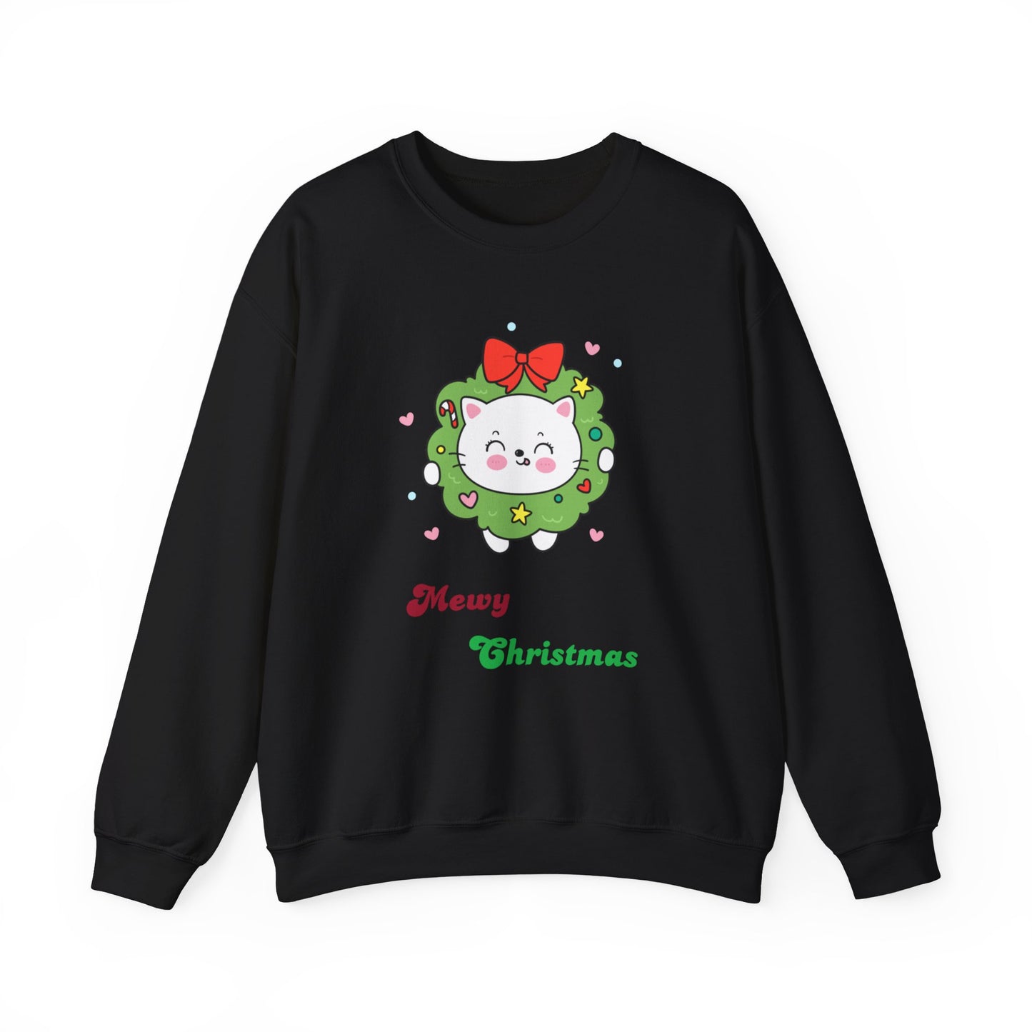 Mewy Christmas Crewneck Sweatshirt - Pet Play