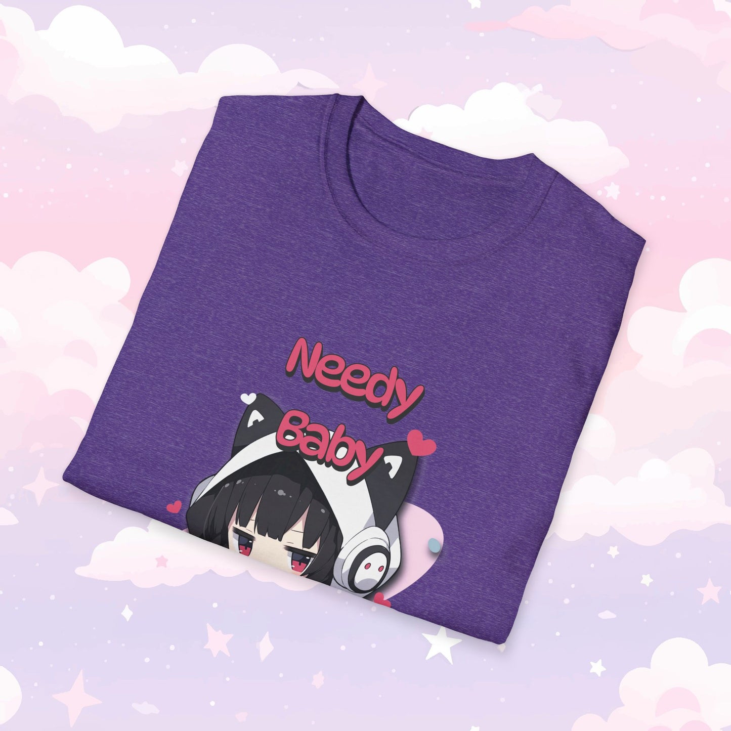 Needy Baby T-Shirt  - Kawaii Cat Girl Shirt