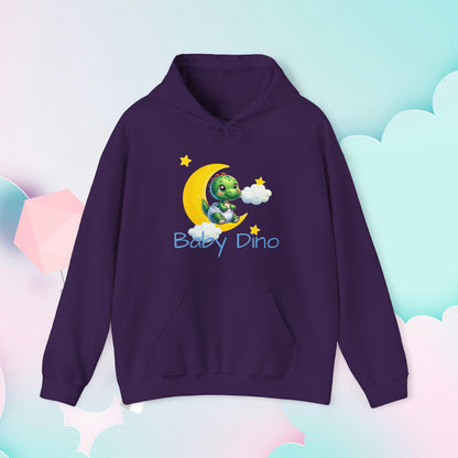 Baby Dino Hoodie - Unisex Hooded Sweatshirt