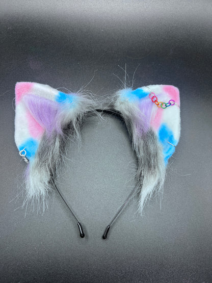 Colorful Kitten Ears