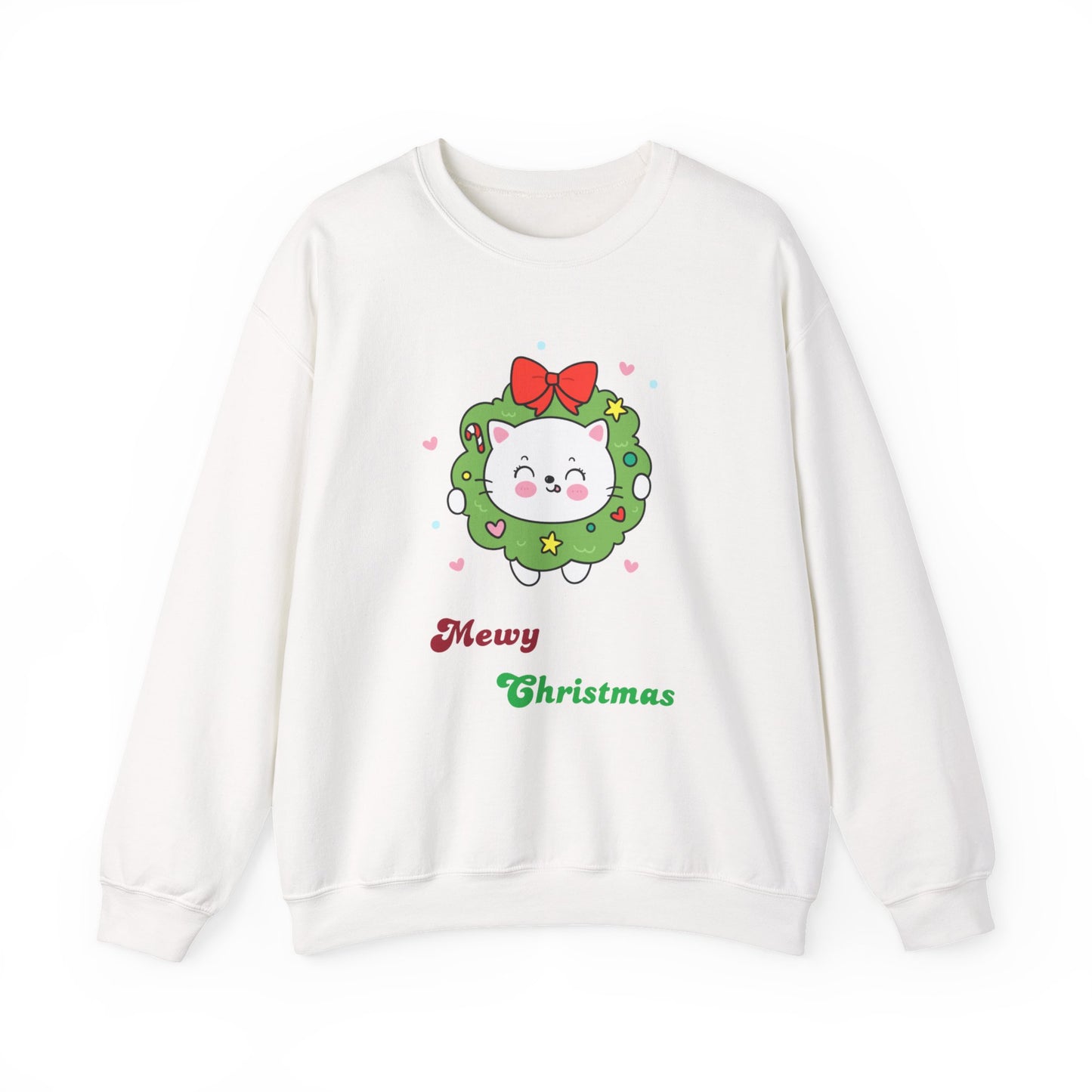 Mewy Christmas Crewneck Sweatshirt - Pet Play