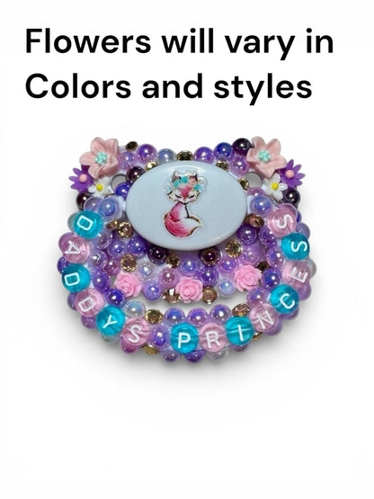 Custom Fox Adult Beaded Pacifier