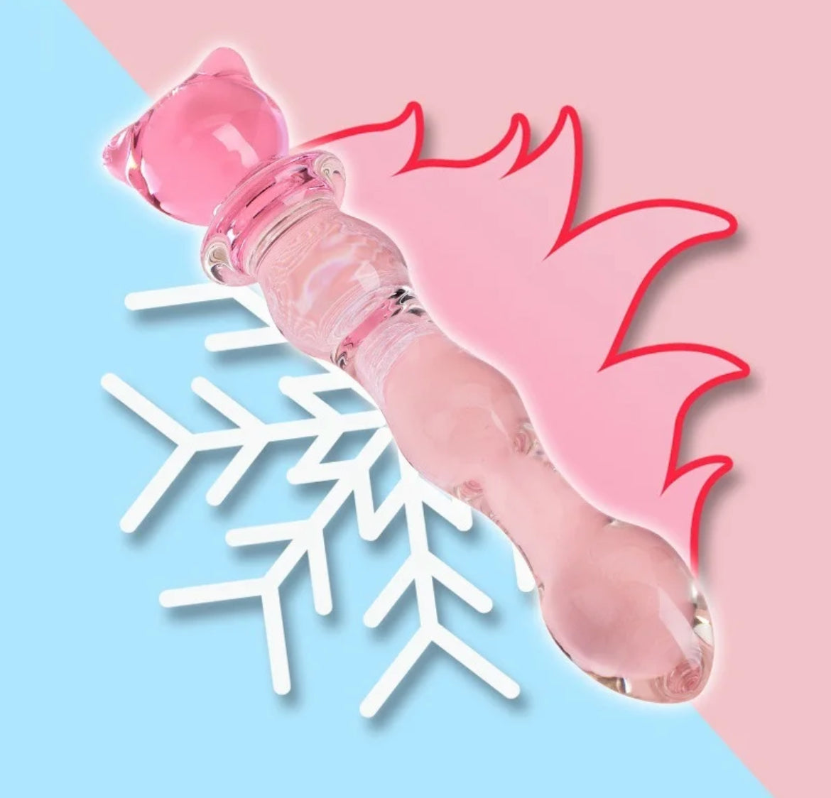 Kawaii Glass Dildo Wand