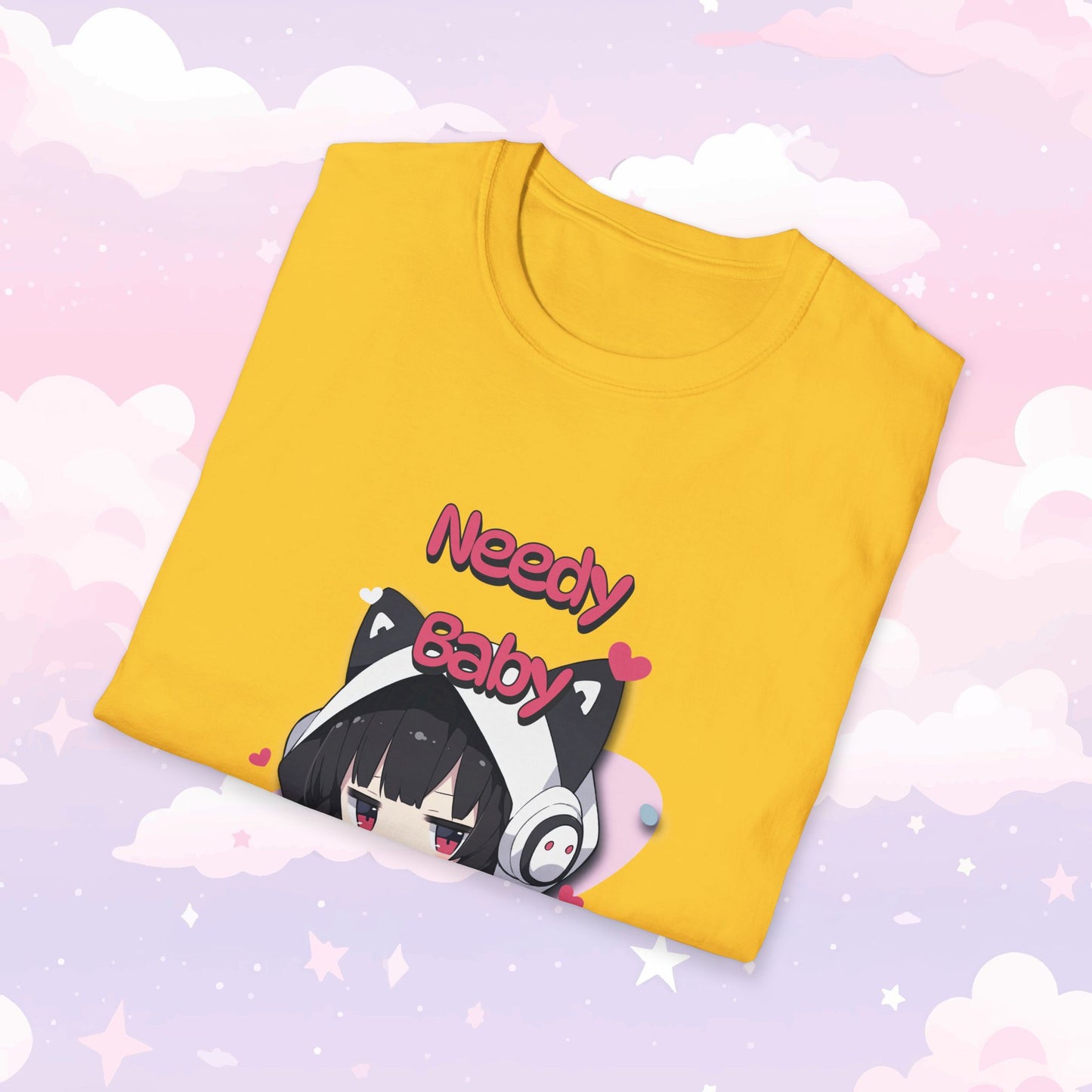 Needy Baby T-Shirt  - Kawaii Cat Girl Shirt