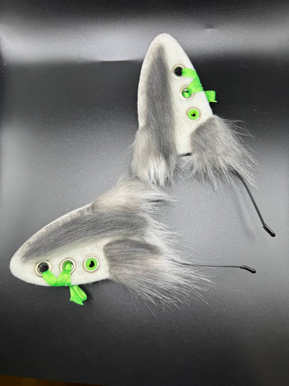 Cyber Punk Puppy Ears - Lace Up Corset Puppy Ears