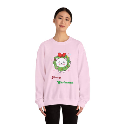 Mewy Christmas Crewneck Sweatshirt - Pet Play
