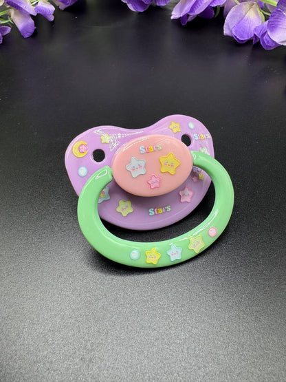 Glow In The Dark Adult Pacifier - Stars
