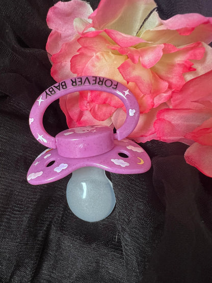 Hand Painted Adult Pacifier - Ghost Forever Baby