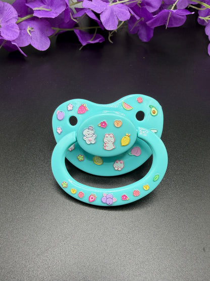 Glow In The Dark Adult Pacifier - Fruit and Friends