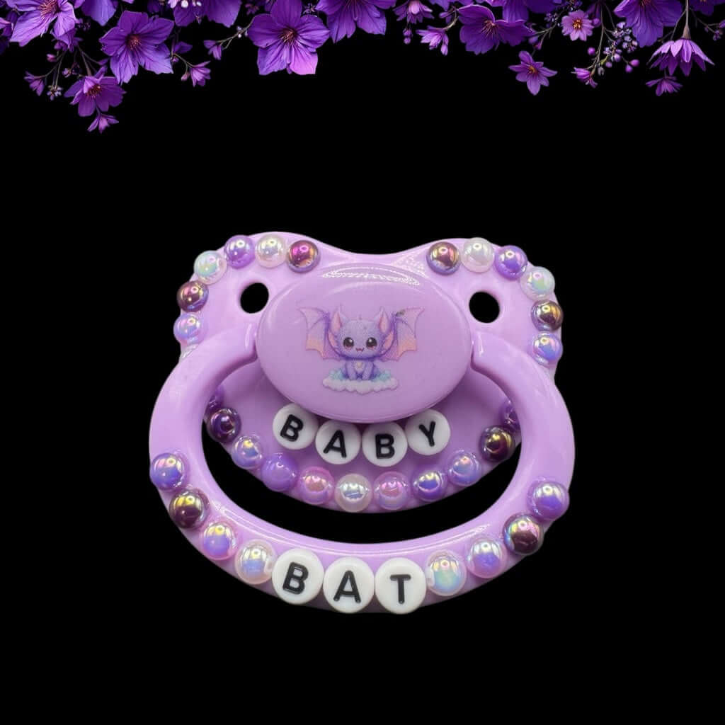 Bat Pacifiers Unique Adult Deco Pacifiers - Themed & Customizable – Vixen's Hidden ...