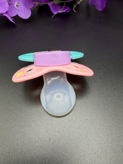 Glow In The Dark Adult Pacifier - Butterflies & Flowers