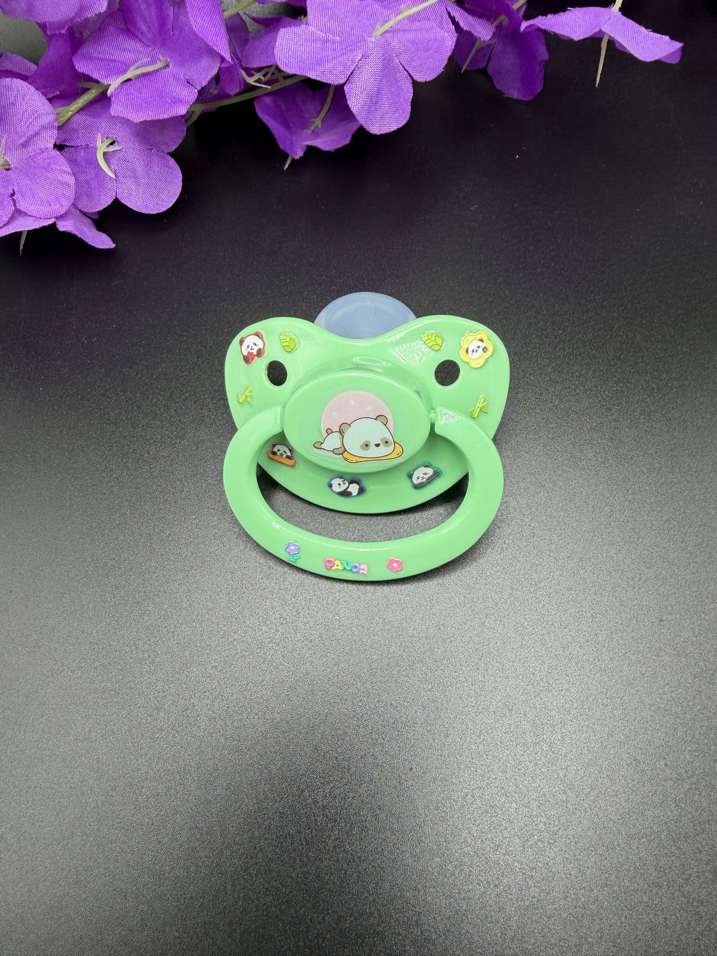 Glow In The Dark Adult Pacifier - Panda