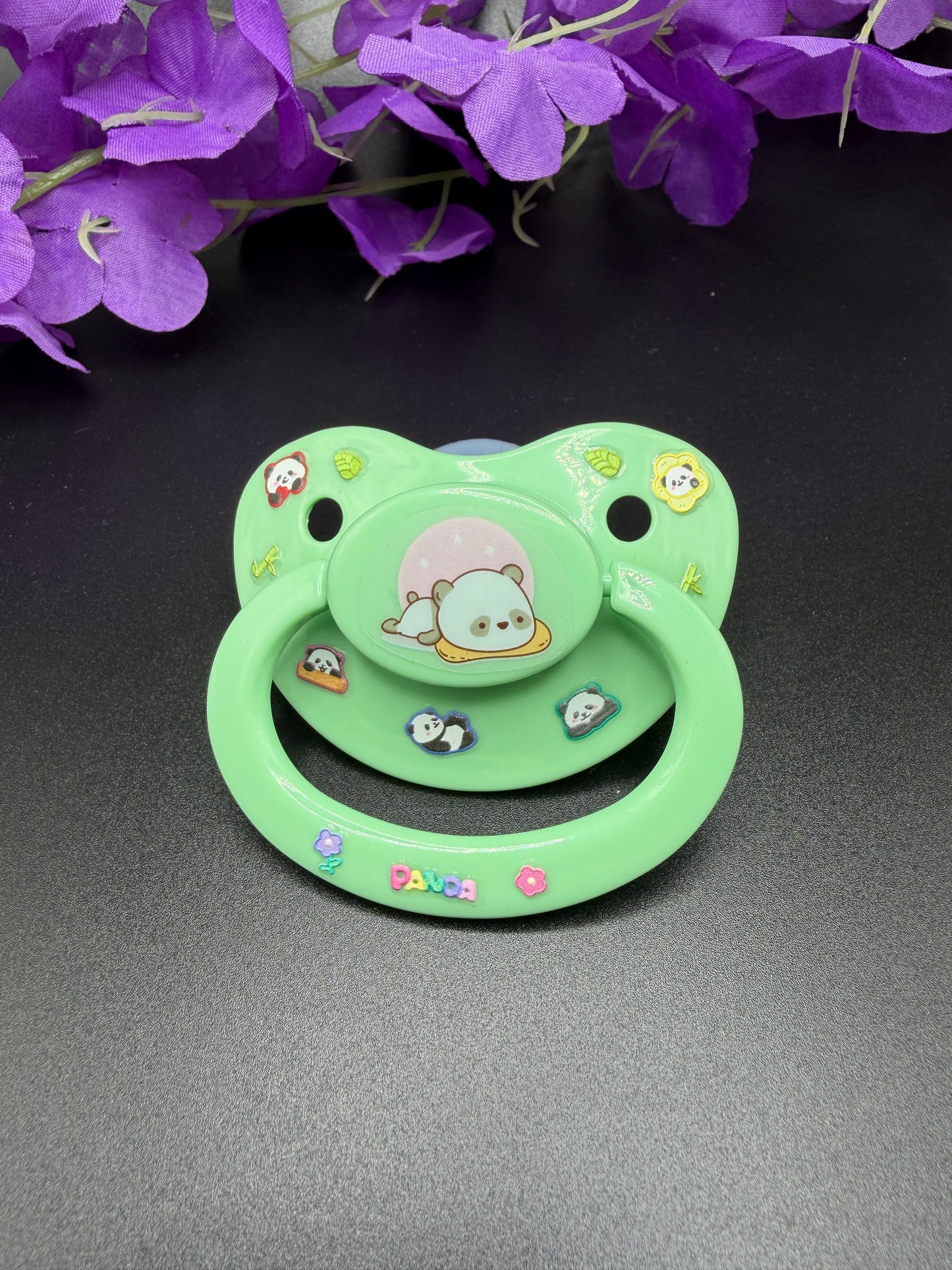 Glow In The Dark Adult Pacifier - Panda