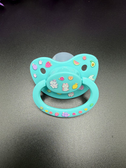 Glow In The Dark Adult Pacifier - Fruit and Friends