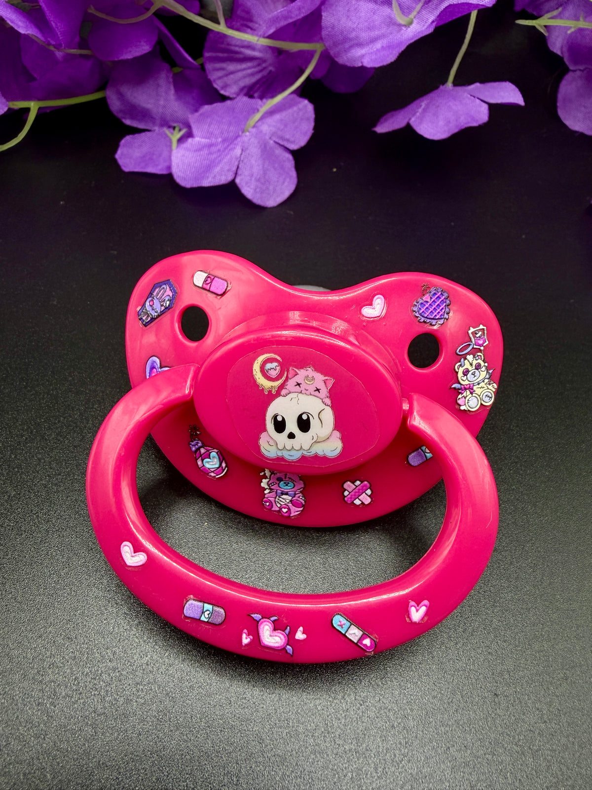 Deco Adult Pacifier - Creepy Kawaii Mental Health Awareness