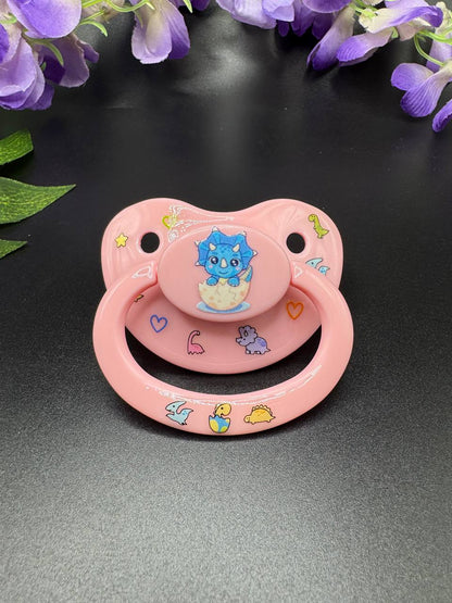 Glow In The Dark Adult Pacifier - Dinosaurs