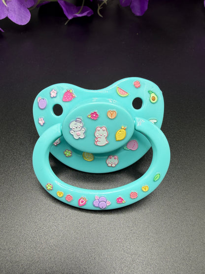 Glow In The Dark Adult Pacifier - Fruit and Friends