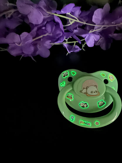 Glow In The Dark Adult Pacifier - Panda