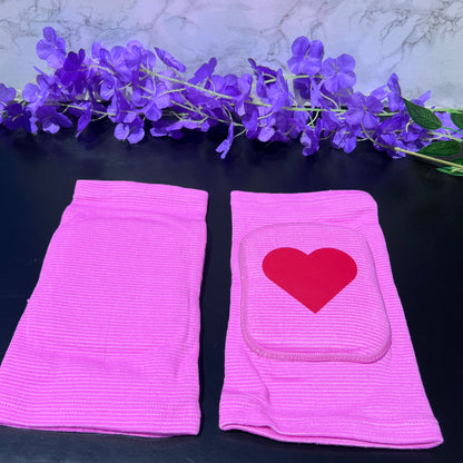 Pink Heart Knee pads