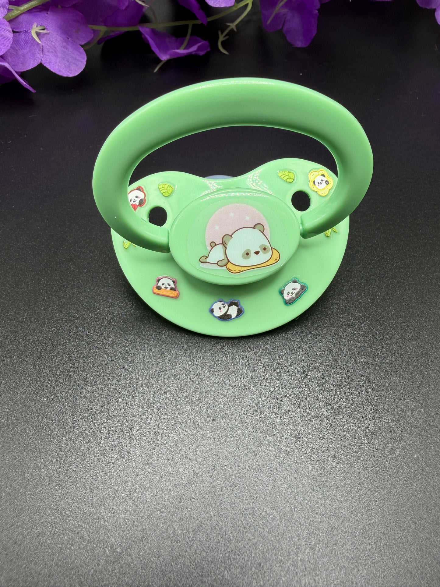 Glow In The Dark Adult Pacifier - Panda