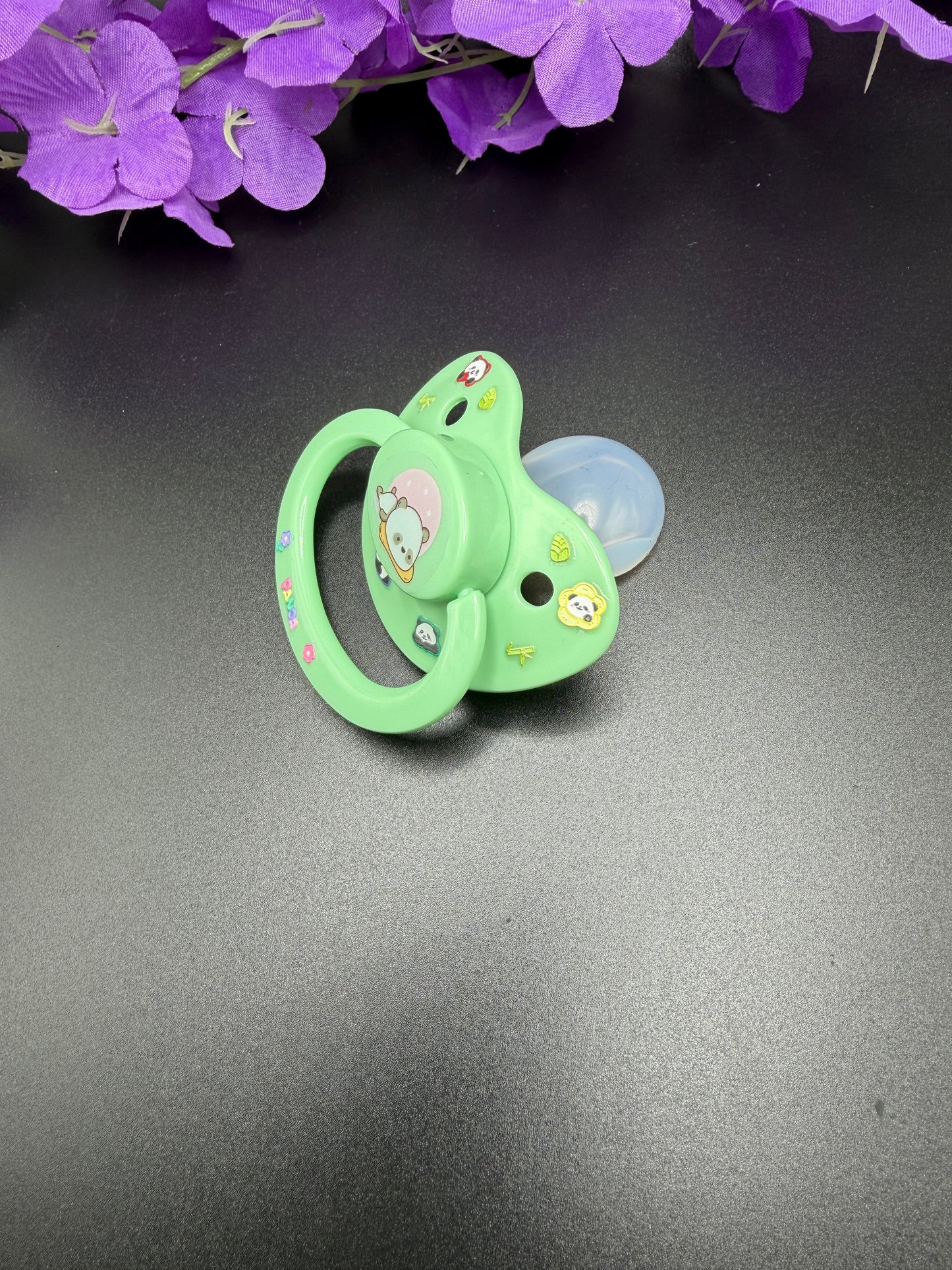 Glow In The Dark Adult Pacifier - Panda
