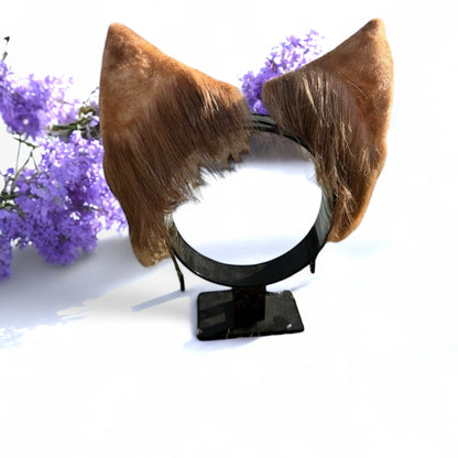 Realistic Brown Animal Ears