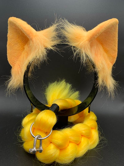 Pony Ears and Tail Set (Orange and Yellow)