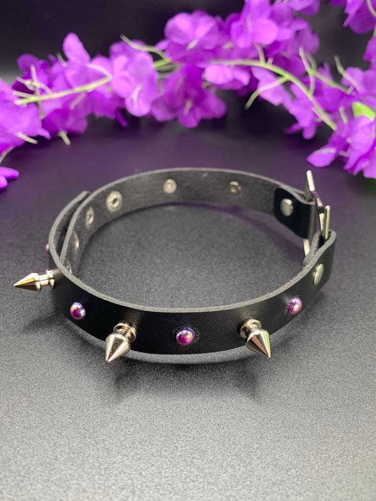 Black Goth Cat Choker