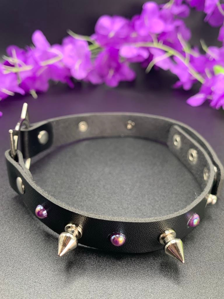 Black Goth Cat Choker