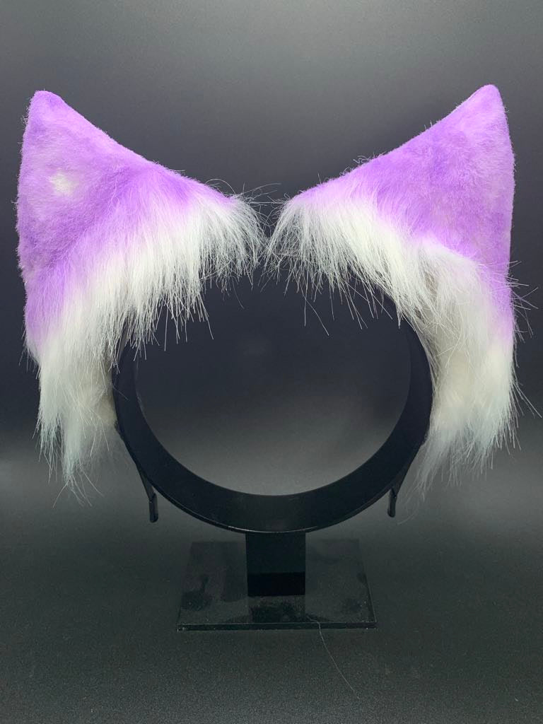 Purple Kitten Pet Play Animal Ears